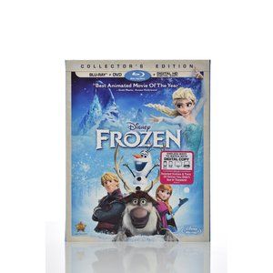 New Disney FROZEN Movie Blu-Ray DVD Collector's Ed